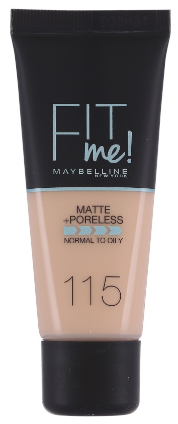 Obrázok MAYBELLINE Fit Me Matte & Poreless Make Up 115 Ivory 30 ml (3600531324513)