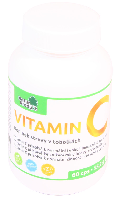 Obrázok NaturProdukt VITAMÍN C 500 mg + Zinok 10mg