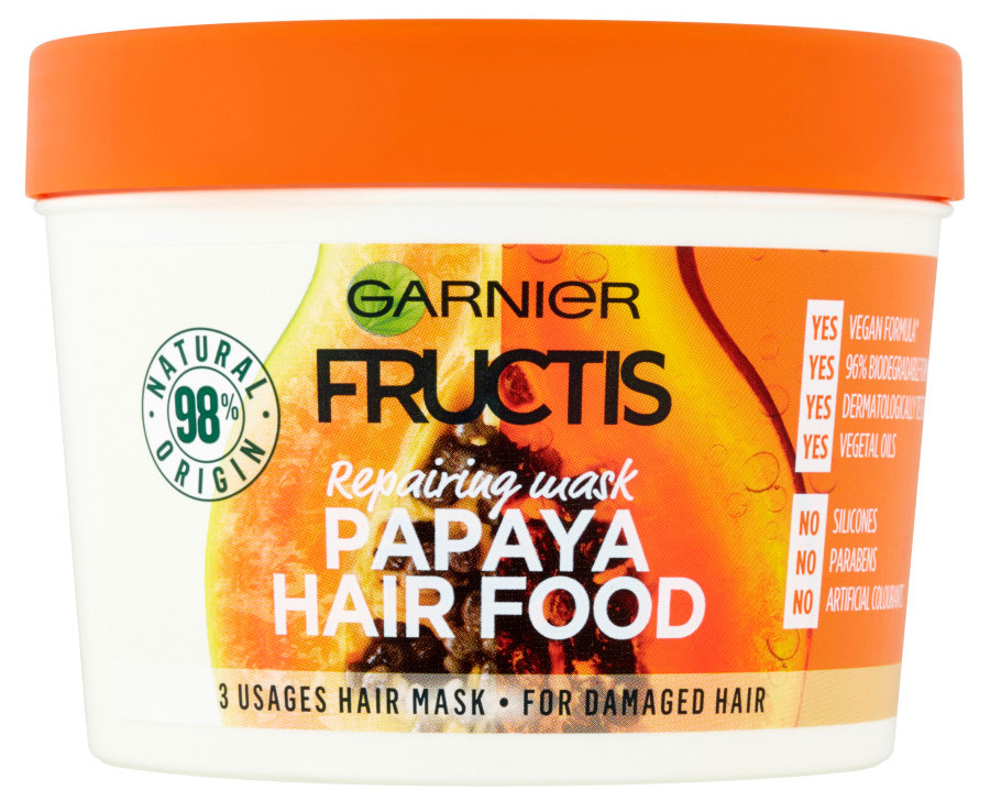 Obrázok GARNIER Fructis Papaya Hair Food 390 ml (3600542137492)