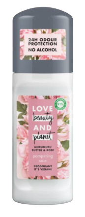 Obrázok Love Beauty & Planet Pampering guličkový dezodorant roll-on 50 ml