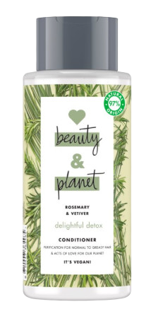 Obrázok Love Beauty & Planet Delightful Detox čistiaci kondicionér pre normálne až mastné vlasy 400 ml