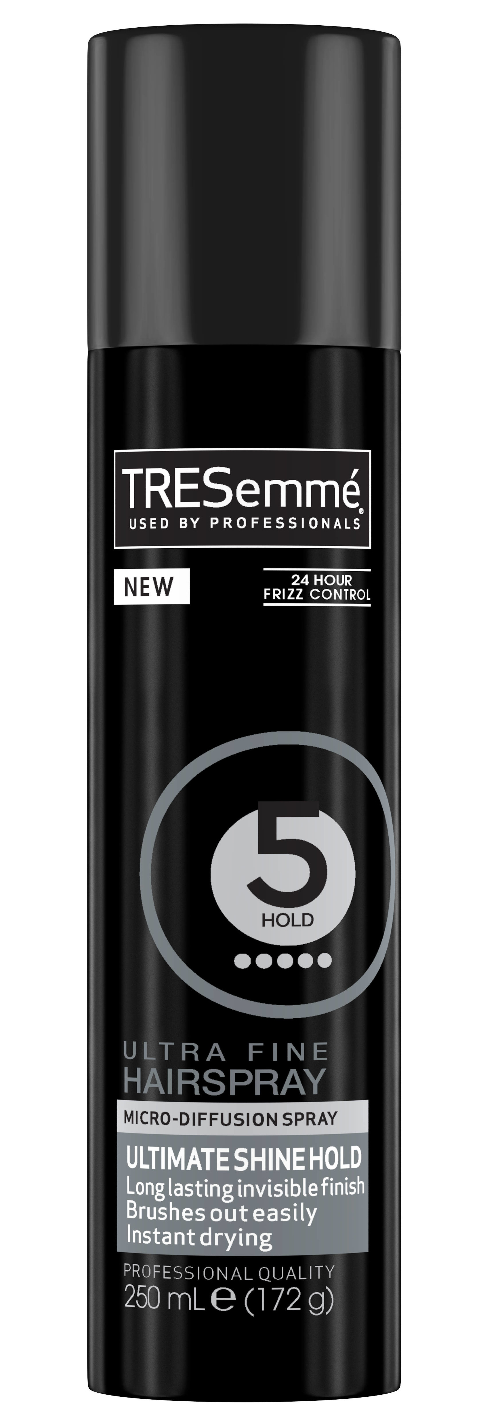 Obrázok TRESemmé Ultimate Shine Hold lak na vlasy so silnou fixáciou 250 ml