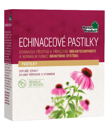 Obrázok NaturProdukt ECHINACEOVE PASTILKY 1x20 ks