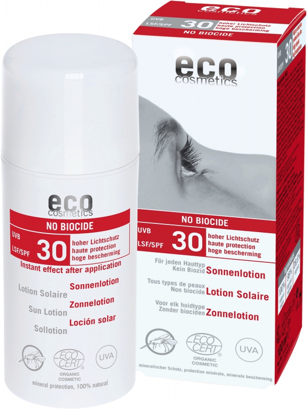 Obrázok Eco Cosmetics - BIO opaľovací krém SPF 30 s repelentom - 100 ml