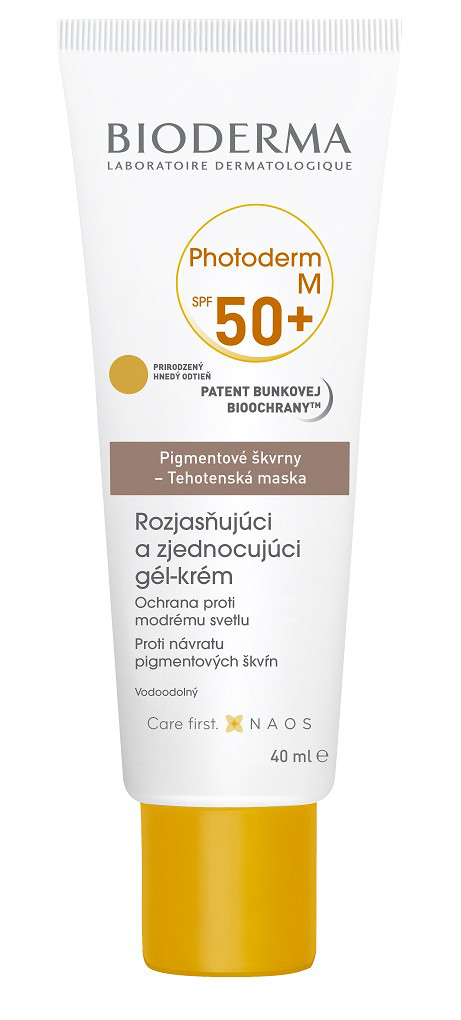 Obrázok BIODERMA PHOTODERM M SPF 50+ gél - krém (Pigmentové škvrny - tehotenská maska) 1x40 ml