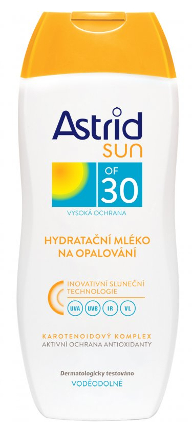 Obrázok ASTRID SUN Hydratačné mlieko na opaľovanie SPF 30 200 ml (8592297000341)