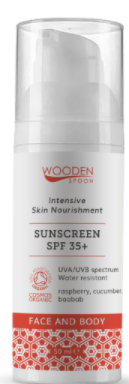 Obrázok Woodenspoon Opaľovacie mlieko na tvár a telo SPF 35+ 50ml