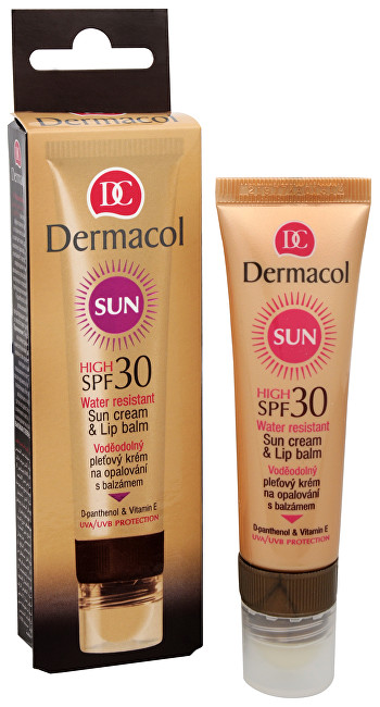 Obrázok DERMACOL Sun Cream & Lip Balm SPF30 Kozmetika na opaľovanie 30ml