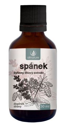 Obrázok Allnature Spánok bylinný liehový extrakt 50ml