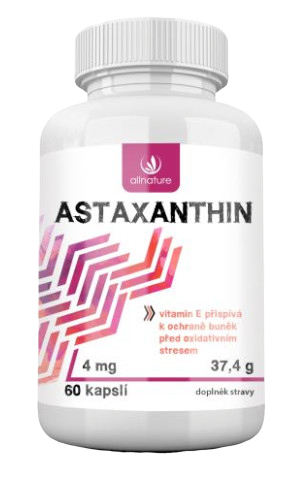 Obrázok Allnature Astaxanthin 60cps