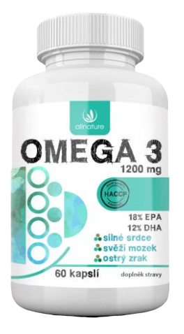 Obrázok Allnature Omega 3 60cps