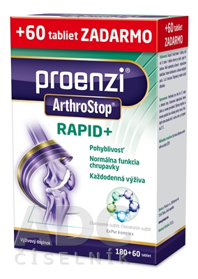 Obrázok Proenzi ArthroStop RAPID+ tbl 180+60 (240 ks)