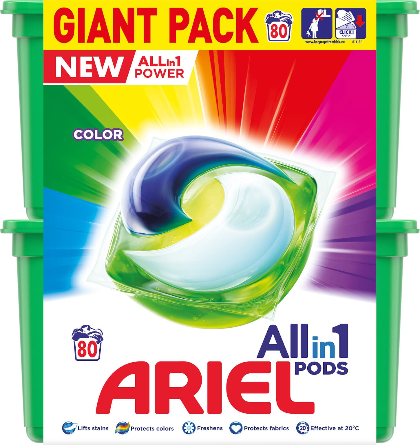 Obrázok ARIEL All-in-1 Color 80 ks (8001841836072)