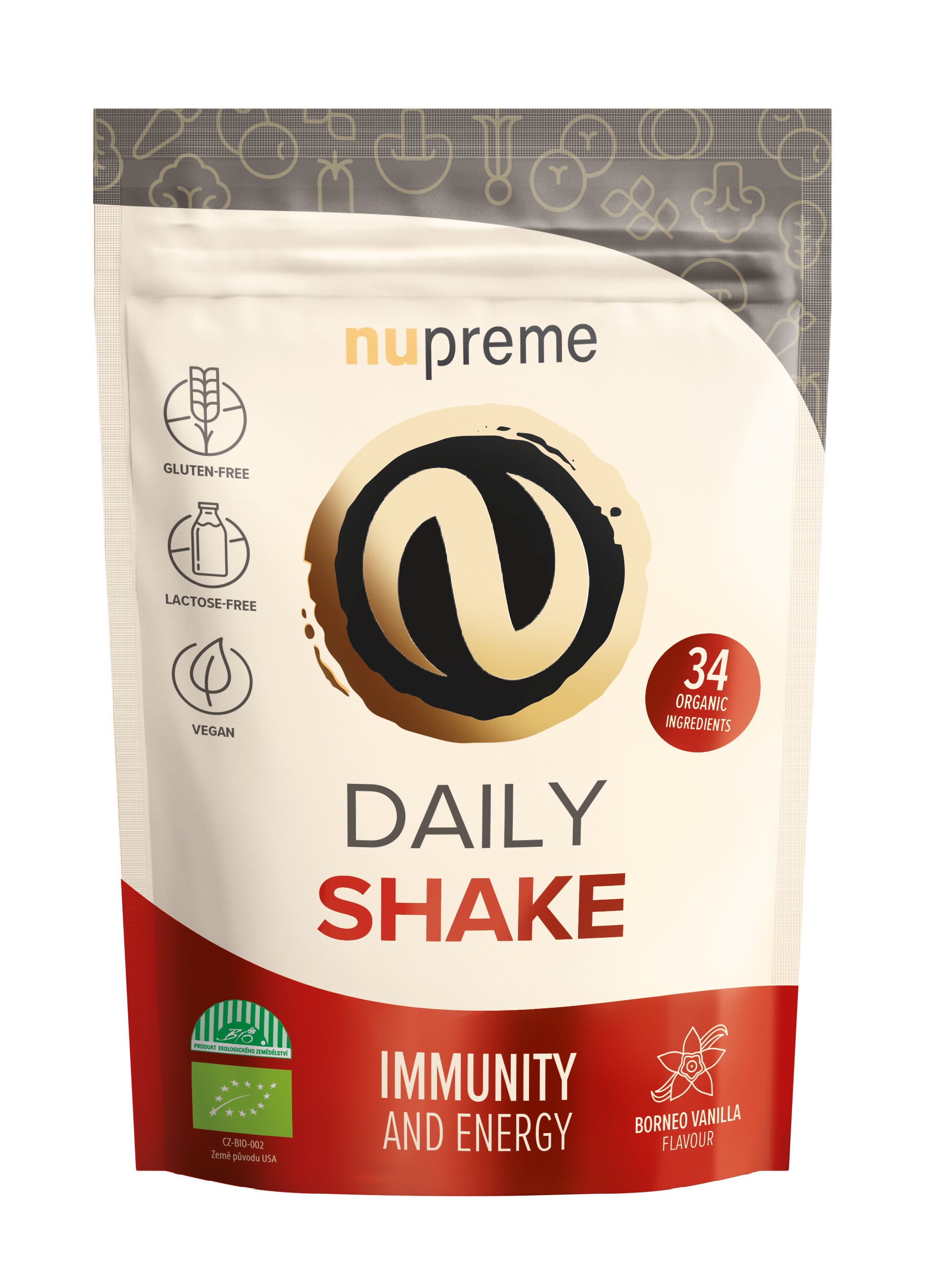 Obrázok Nupreme Daily Shake 200 g BIO (8594176063294)