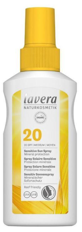 Obrázok LAVERA Sprej na opaľovanie Sensitiv SPF20 100 ml (4021457635320)