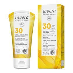 Obrázok LAVERA Krém na opaľovanie Sensitiv SPF30 Anti-Ageing 50 ml (4021457635344)