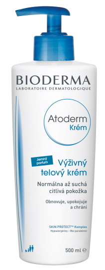 Obrázok Bioderma Atoderm telový krém pre suchú až veľmi suchú pokožku  500 ml