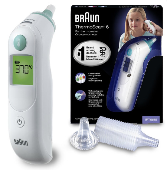 Obrázok BRAUN ThermoScan 6 IRT6515 ušný teplomer