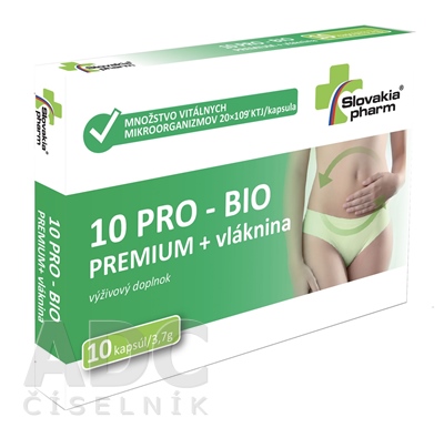 Obrázok Slovakiapharm 10 PRO - BIO PREMIUM + vláknina