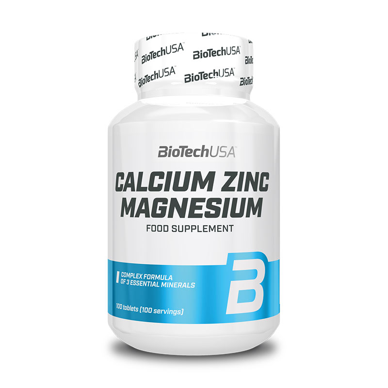 Obrázok BiotechUSA Calcium Zinc (Magnesium) 100 tbl