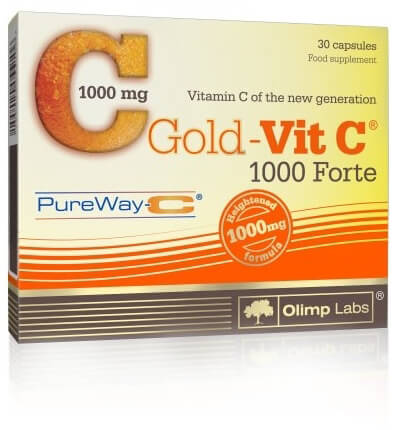 Obrázok Vitamín C, Gold-Vit C 1000 FORTE 1000mg, 30 kapsúl