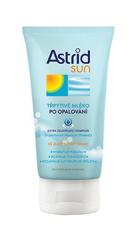 Obrázok ASTRID SUN Trblietavé mlieko po opaľovaní 150 ml (8592297000655)