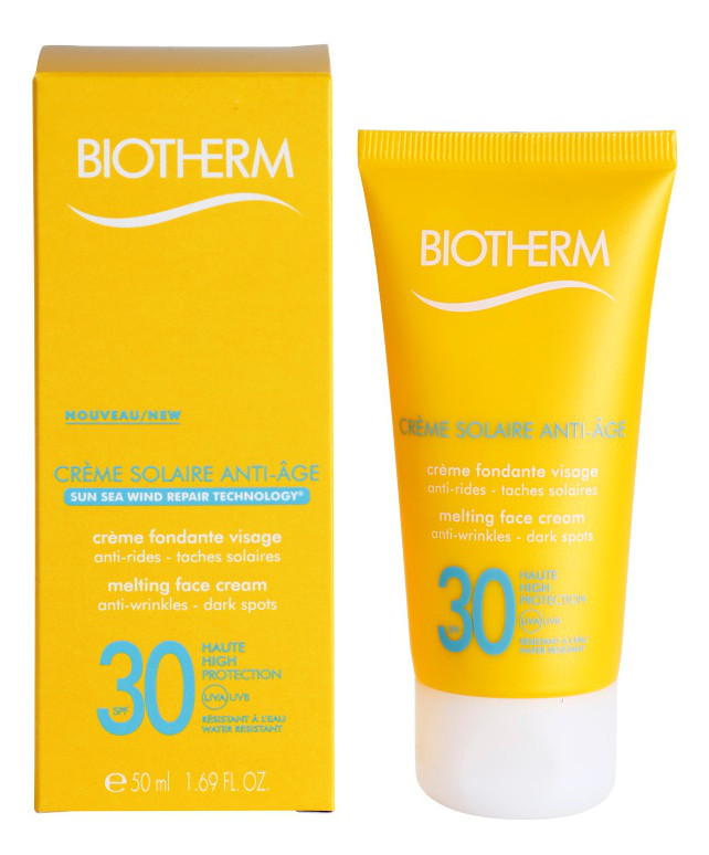 Obrázok Biotherm Créme Solaire Anti-Age protivráskový krém na opaľovanie SPF 30  50 ml