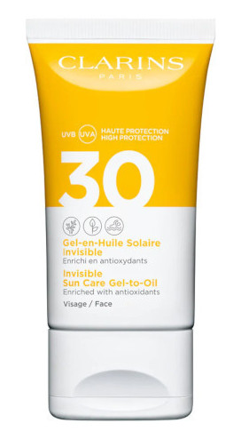 Obrázok Clarins Sun Protection gél na opaľovanie na tvár SPF 30 50 ml