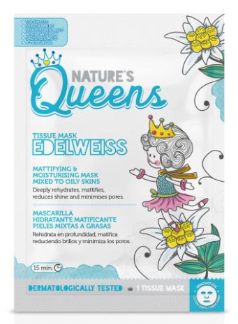 Obrázok Diet Esthetic Nature's Queens Edelweiss Mattifying & Moisturizing Mask 1 ks