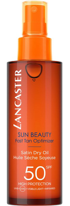 Obrázok LANCASTER Sun Beauty Dry Oil Fast Tan Optimizer SPF50 Kozmetika na opaľovanie 150ml