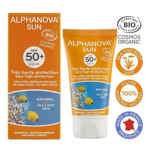 Obrázok Alphanova Sun opaľovací krém na tvár SPF 50+ 50 g