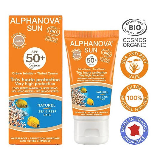 Obrázok ALPHANOVA SUN BIO Opaľovací tónovací krém SPF50+ 50 g (3760075070939)