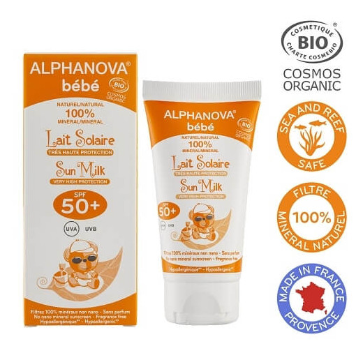 Obrázok Alphanova Sun opaľovací krém pre deti SPF 50+ 50 g