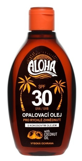 Obrázok SUN ALOHA Olej na opaľovanie SPF30 s kokosovým olejom 200ml