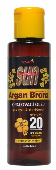 Obrázok SUN ARGAN BRONZ Olej SPF20 s arganovým olejom 100ml