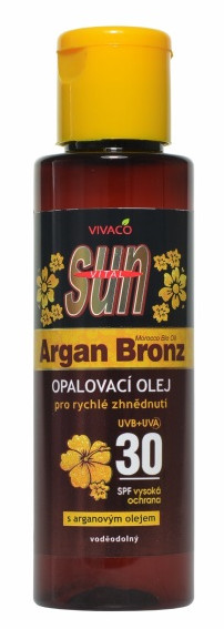 Obrázok SUN ARGAN BRONZ Olej SPF30 s arganovým olejom 100ml