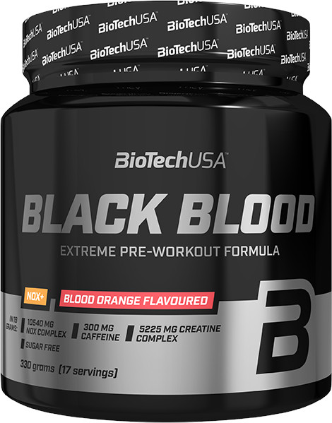 Obrázok BiotechUSA Black Blood NOX+ 330 g – tropické ovocie