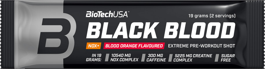 Obrázok BiotechUSA Black Blood NOX+ 19 g - červený pomaranč