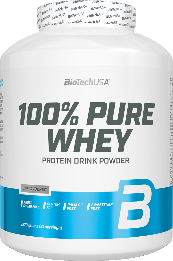 Obrázok BiotechUSA 100% Pure Whey 2270 g - bez príchute