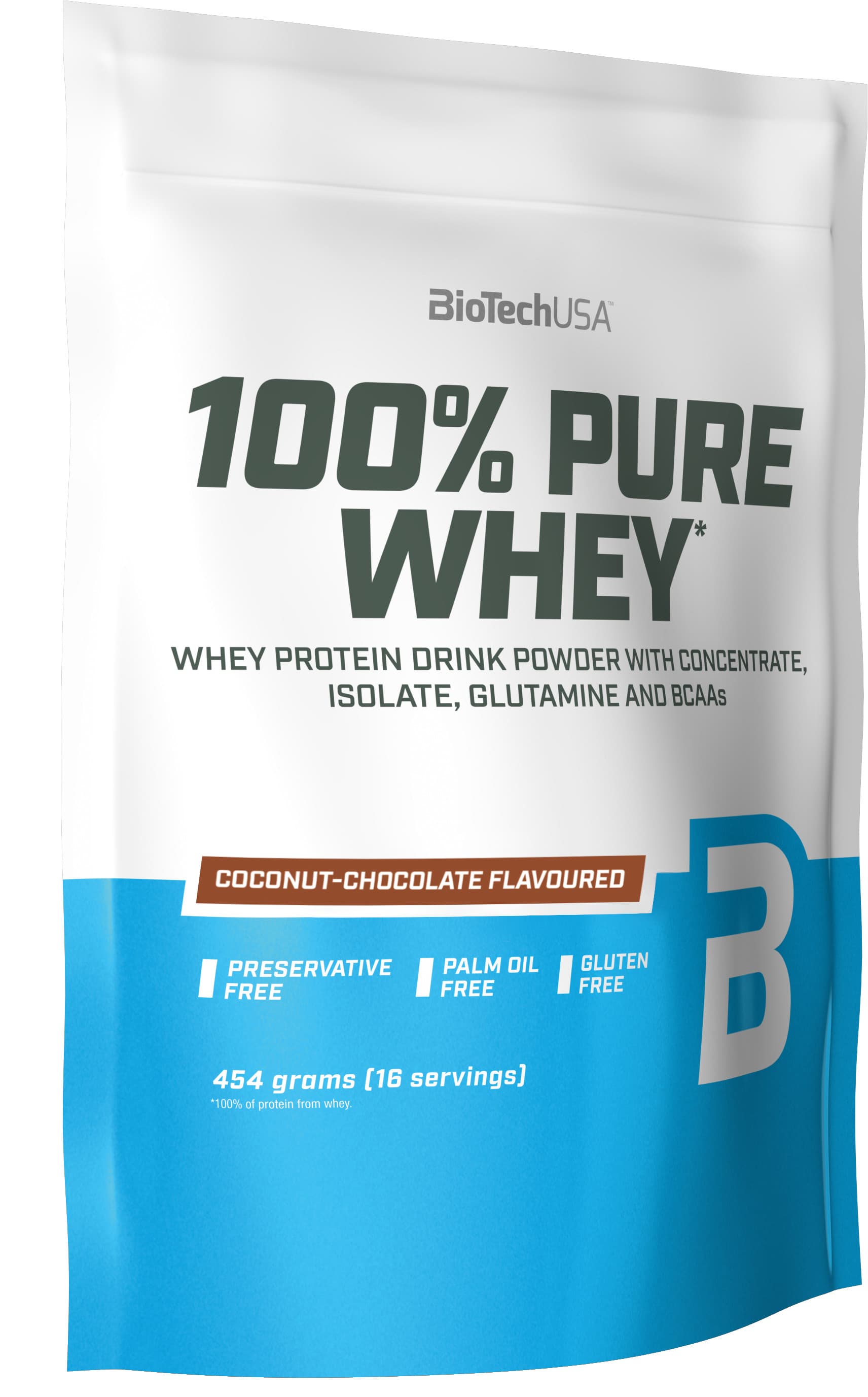 Obrázok BiotechUSA PURE WHEY (sáčok) 454 g kokos-čokoláda