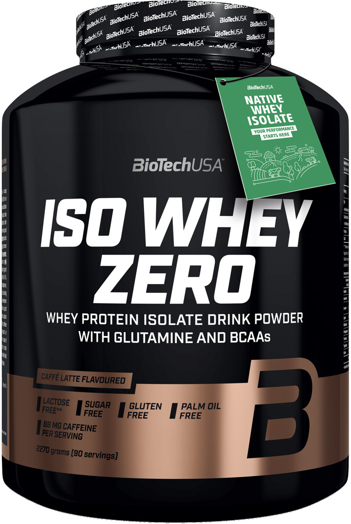 Obrázok BiotechUSA ISO WHEY ZERO NATIVE (dóza) 2270 g citrón-cheesecake