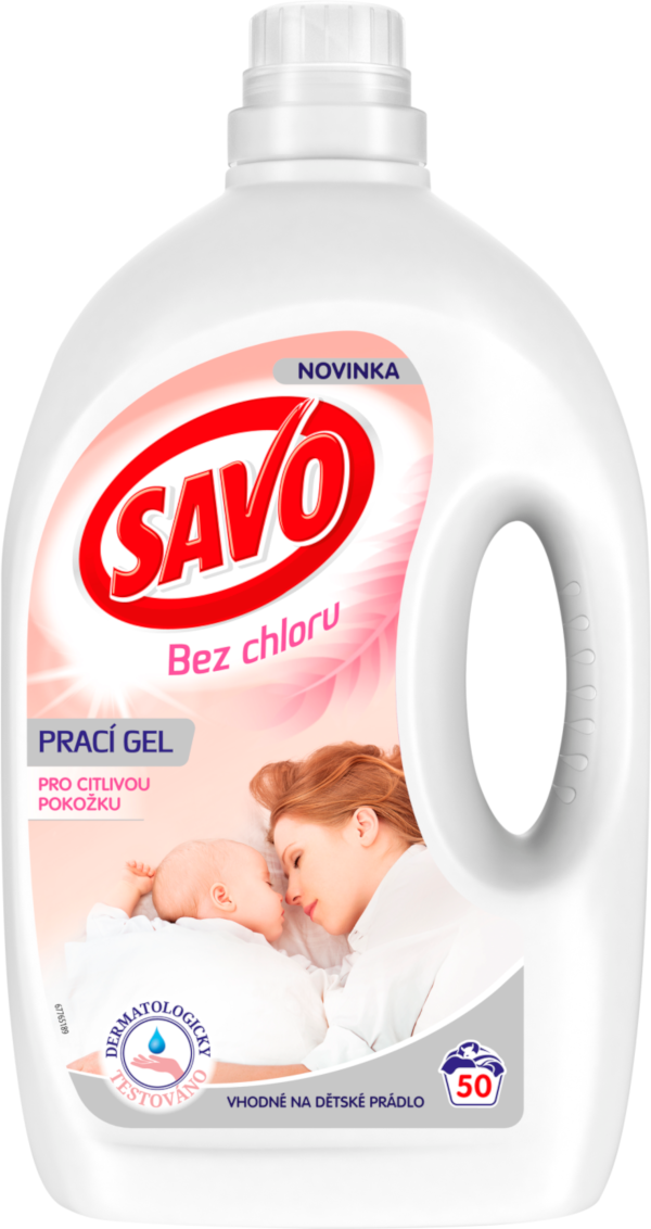 Obrázok SAVO pro citlivou pokožku 2,5 l (50 praní) (8710847878480)