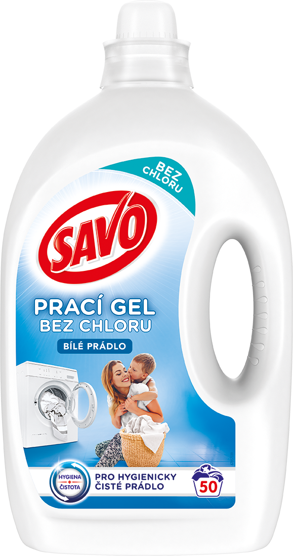 Obrázok SAVO bílé prádlo 2,5 l (50 praní) (8710447397244)