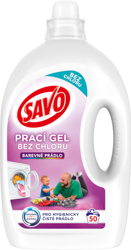 Obrázok SAVO barevné prádlo 2,5 l (50 praní) (8710447397251)