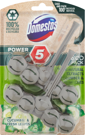 Obrázok DOMESTOS Power 5 Cucumber 2× 55 g (8717163783757)