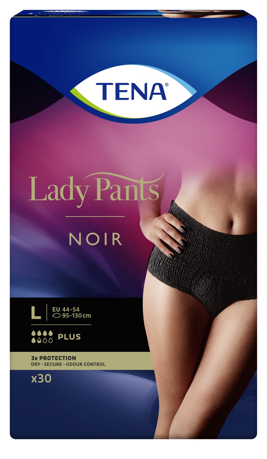 Obrázok TENA Lady Pants PLUS NOIR LARGE