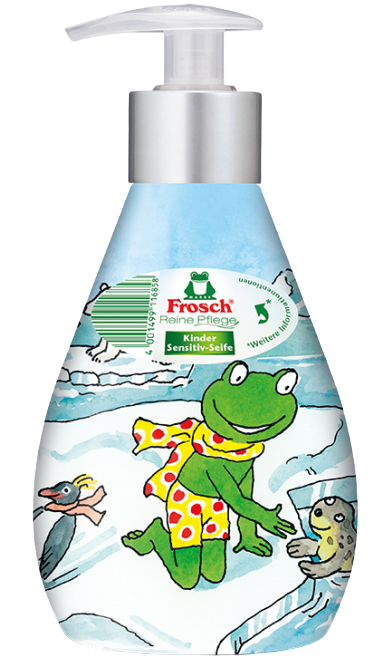 Obrázok Frosch EKO Tekuté mydlo pre deti s dávkovačom 300 ml (4001499116858)