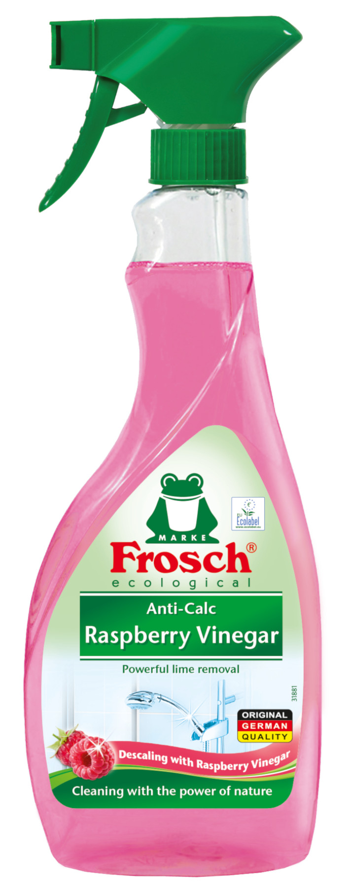 Obrázok FROSCH EKO Čistič vodního kamene s malinovým octem 500 ml (4001499939884)