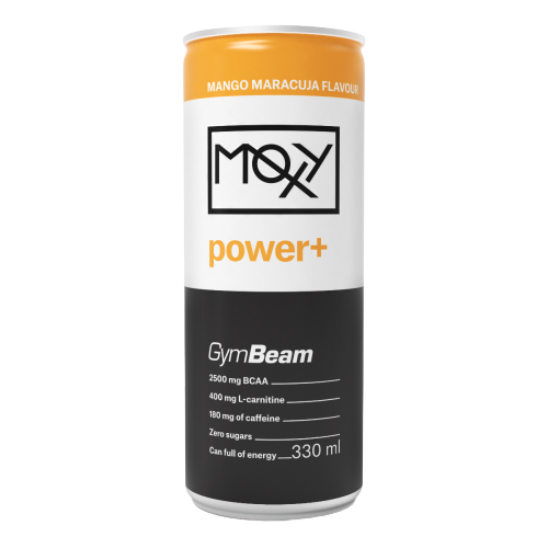 Obrázok GymBeam Moxy Power+ Energy Drink 330 ml mango marakuja