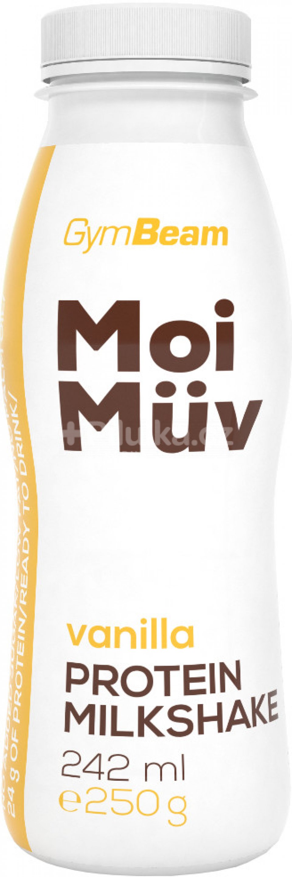 Obrázok GymBeam MoiMüv Protein Milkshake 242 ml vanilka